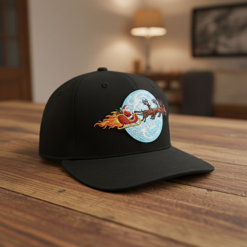 🎅🌍 Christmas Embroidery Baseball Cap