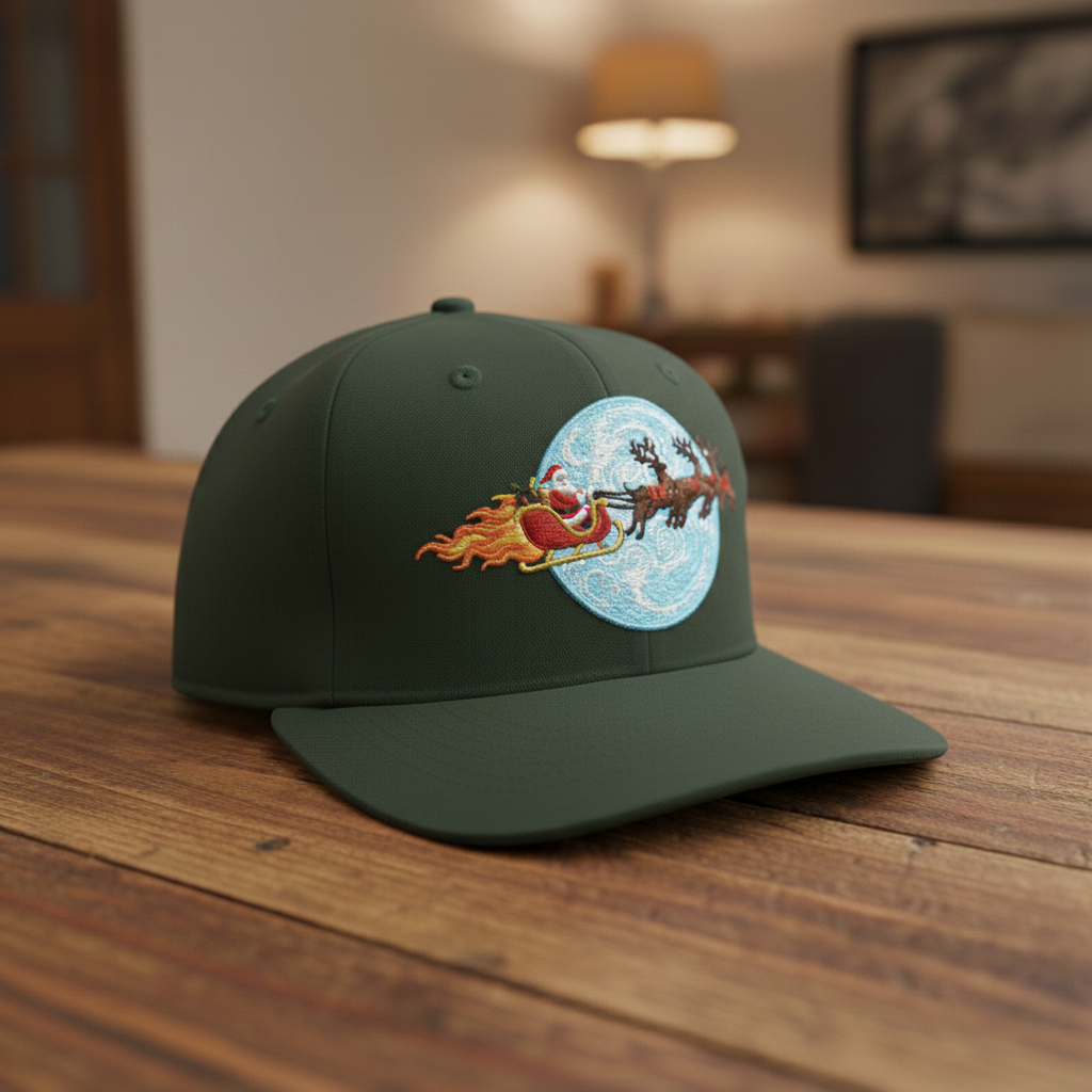 🎅🌍 Christmas Embroidery Baseball Cap