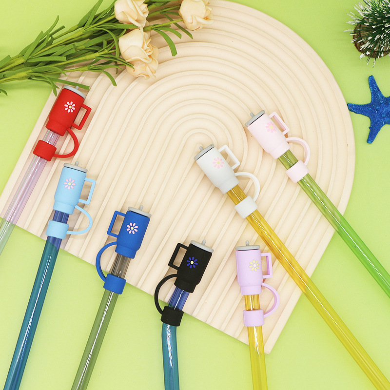 Silicone Mini Cup Straw Covers Cap