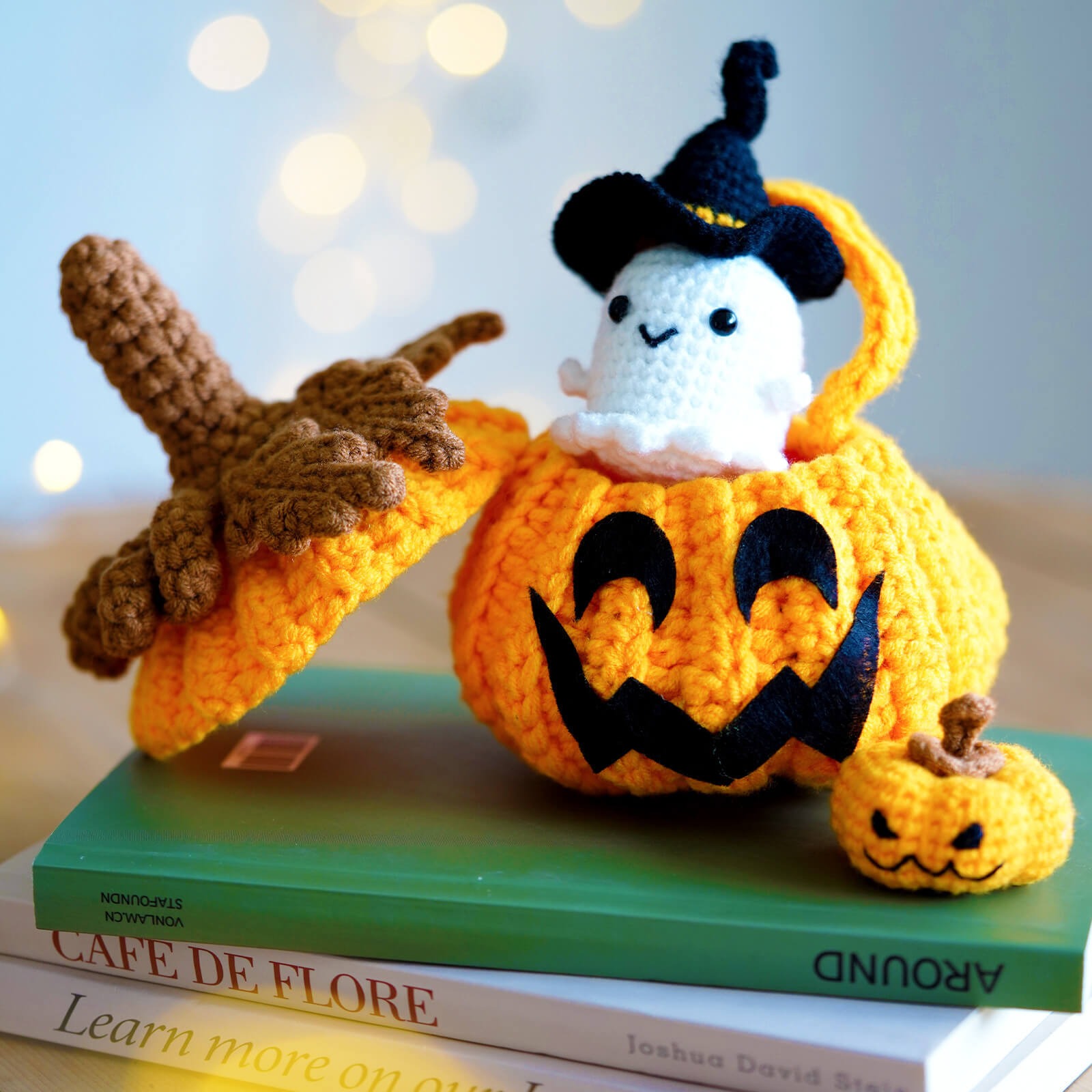 Halloween Crochet Kit for Beginners with Easy Peasy Yarn