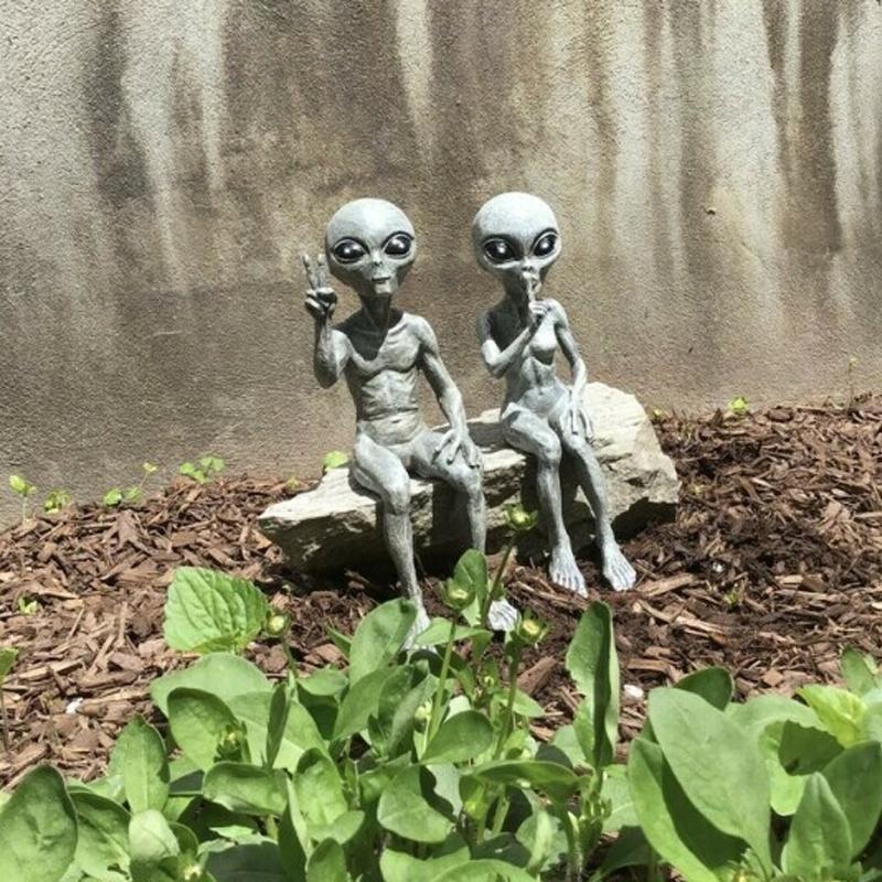 👽Alien Garden Decor