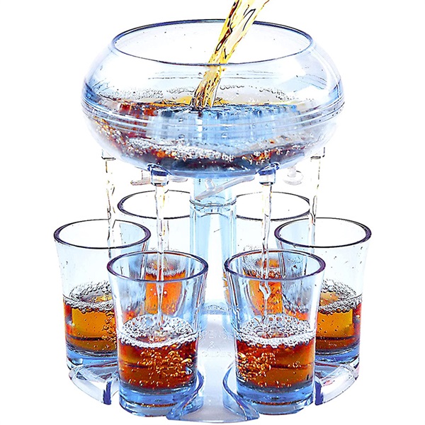 💥HOT SALE 50% OFF - Party Pouring Artifact🥂6 Shot Glass Dispenser and Holder