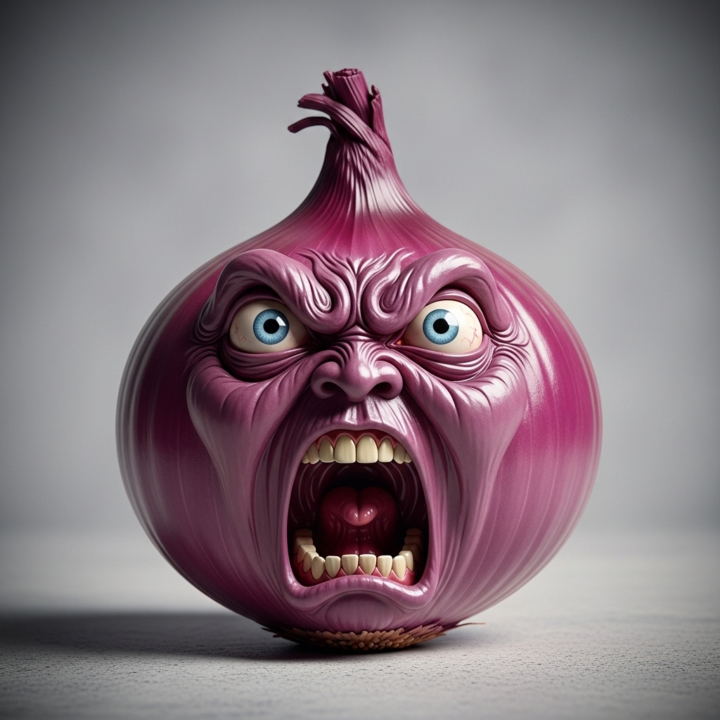 🍆Screaming Veggie Resin Ornament🌽