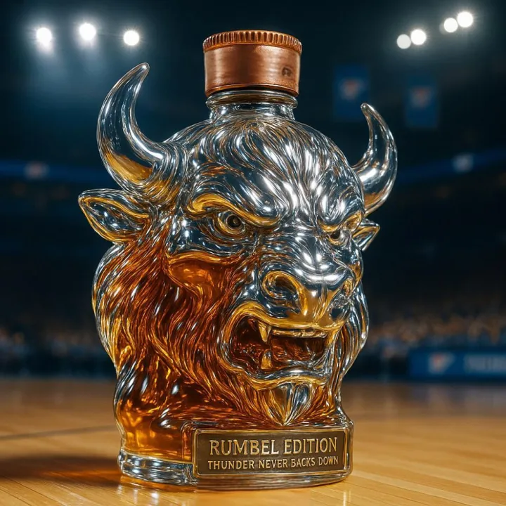 🤘🏈🐂Texas Longhorns Football Whisky Bottle