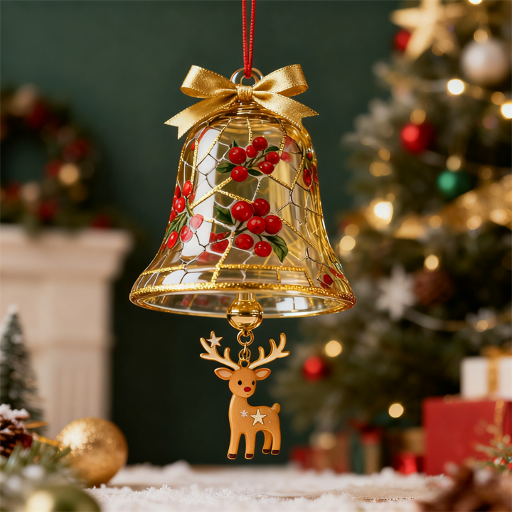 Golden Bell Christmas Ornament Collection 🎄🔔