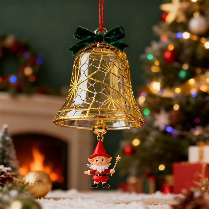 Golden Bell Christmas Ornament Collection 🎄🔔