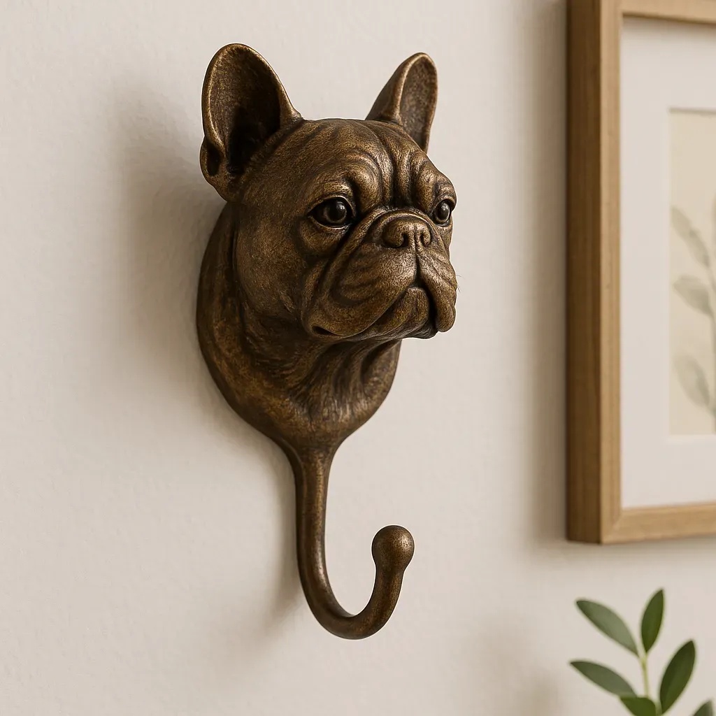 🐶🛎️ Bulldog Wall Hook