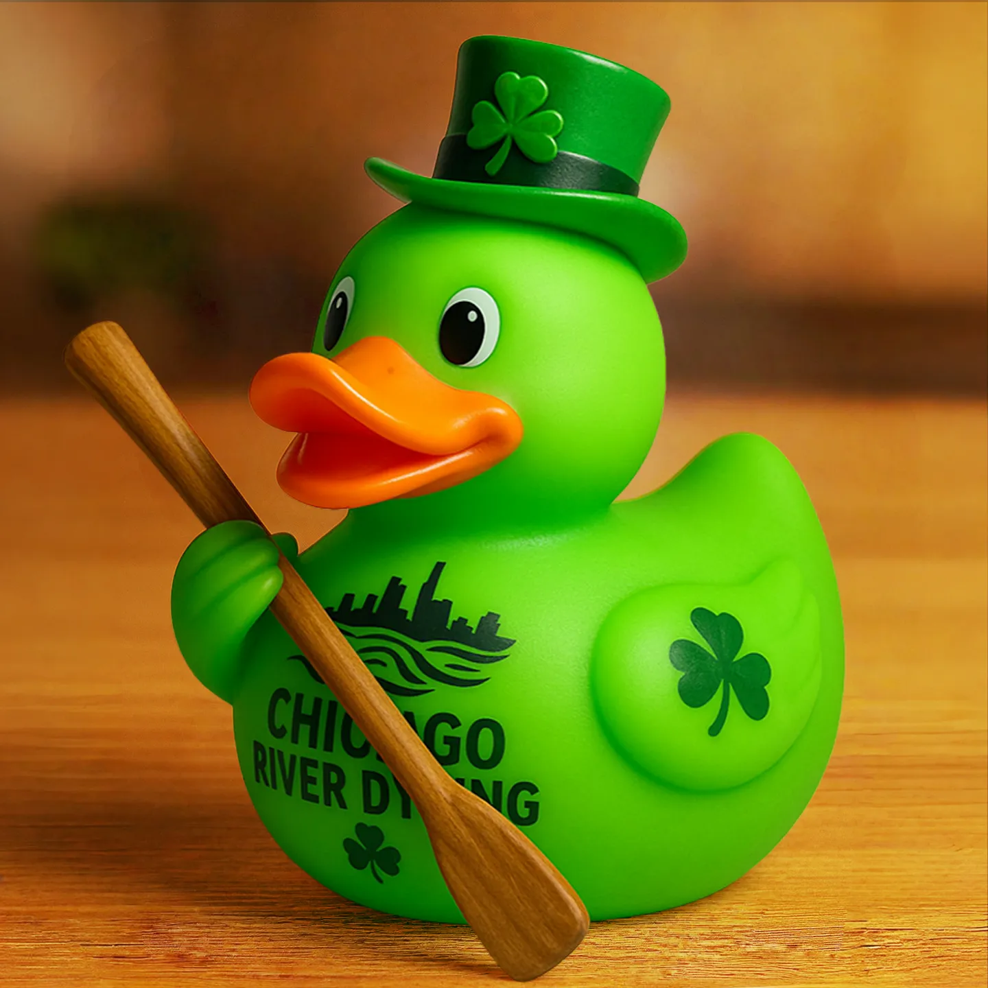 Lucky Chicago River Ducky – The Official St. Patrick's Day Splash! ☘️🦆
