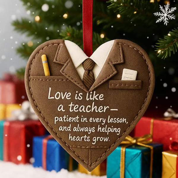 Heart-Shaped Occupation Tribute Ornaments – Honor the Heroes in Uniform ❤️🎄