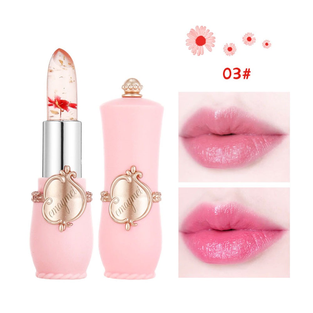 🔥Hot Sale--🌸Crystal Jelly Flower Color Changing Lipstick