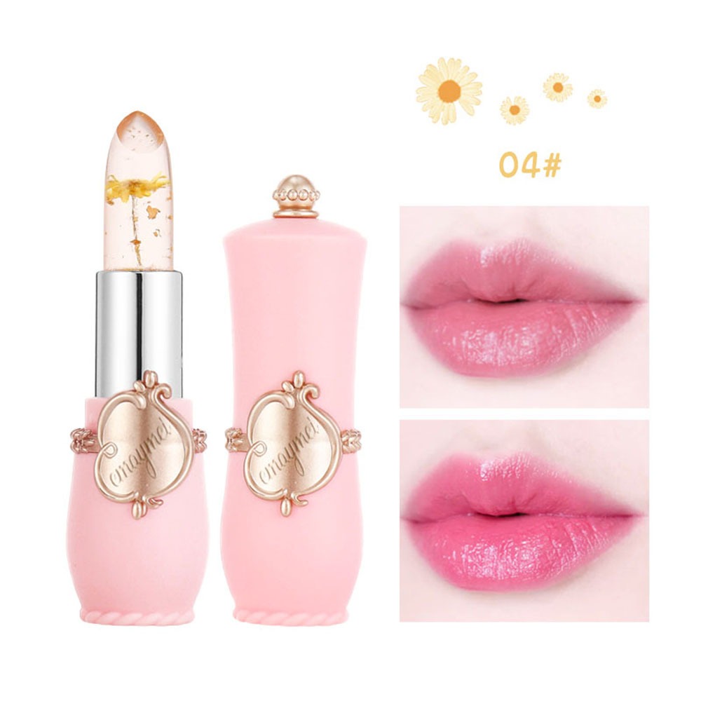 🔥Hot Sale--🌸Crystal Jelly Flower Color Changing Lipstick