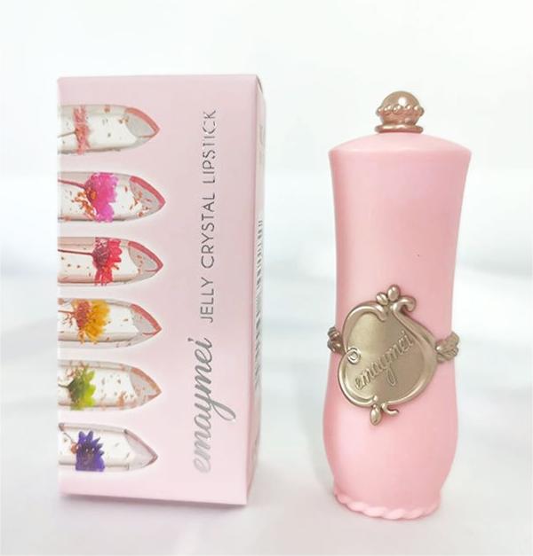 🔥Hot Sale--🌸Crystal Jelly Flower Color Changing Lipstick