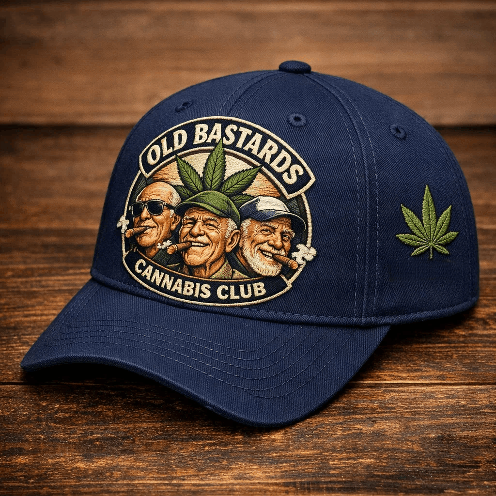 🏆Flash Sale 60% OFF - 🌿Old Bastards Cannabis Club Cap 😎