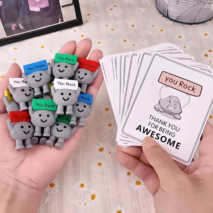 🤘"You Rock" Motivational Stone Gift