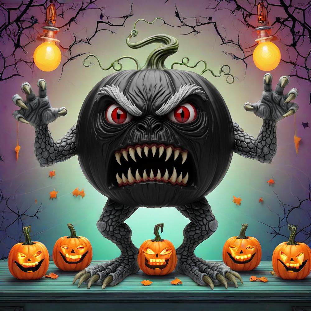 🎃Mutant Pumpkin Monster Figurine