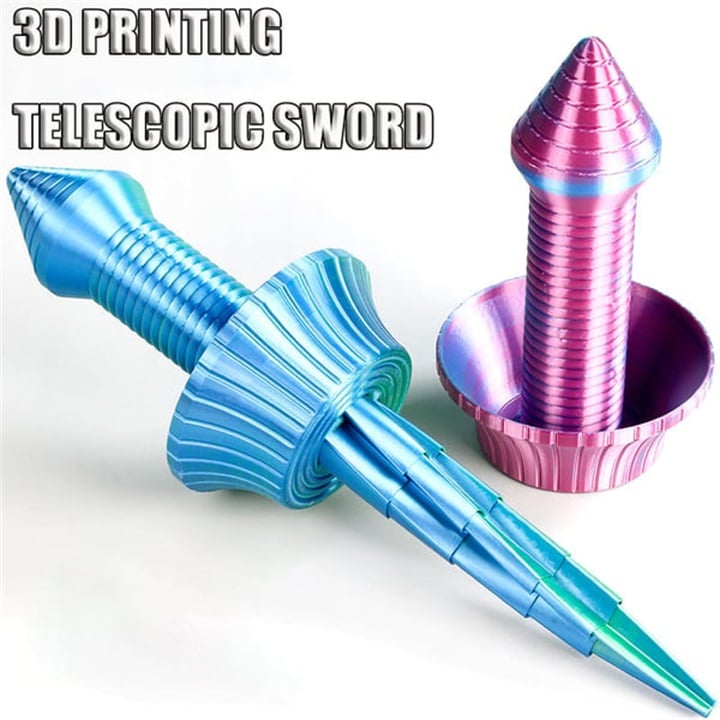 3D Gravity Retractable Sword