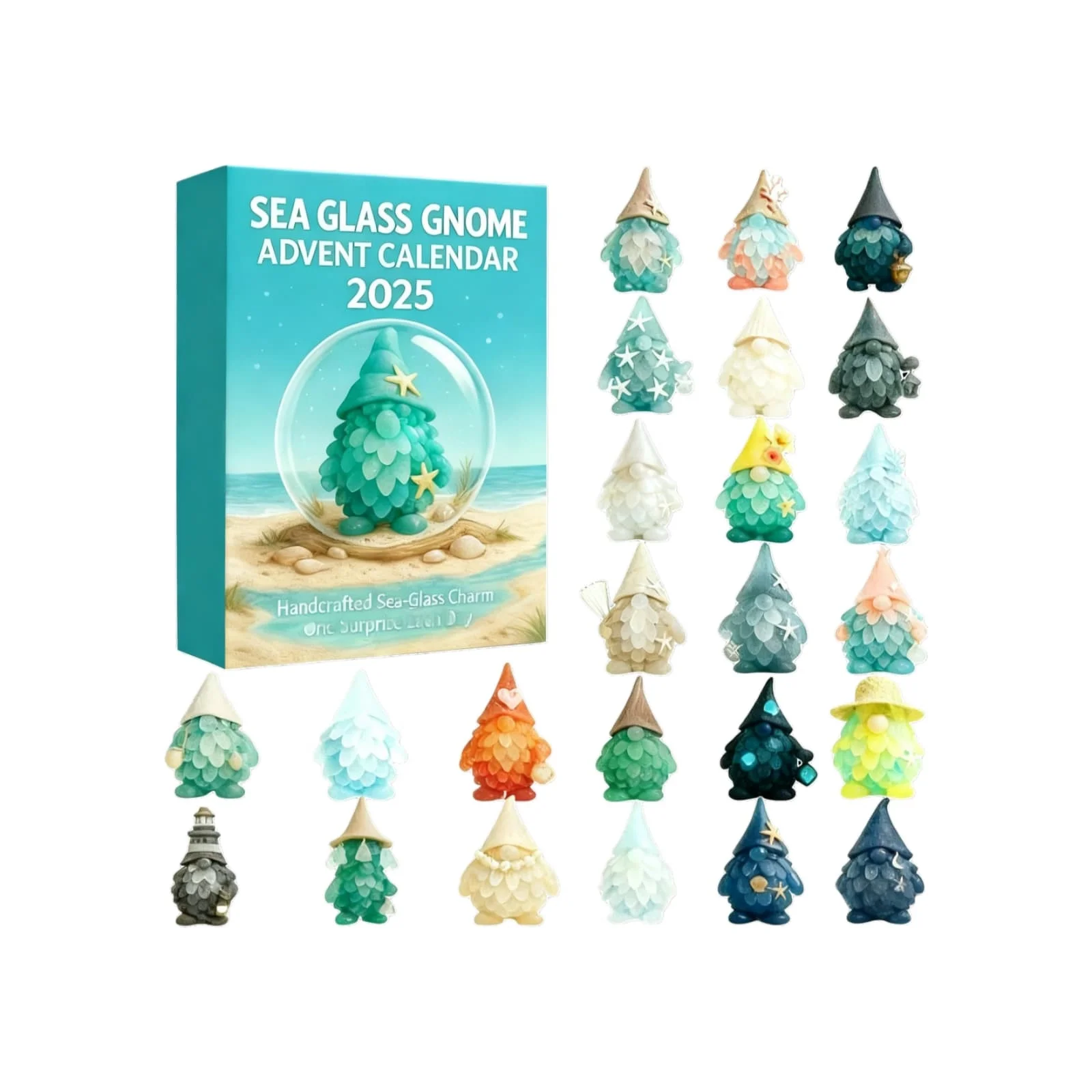 🌊🧝‍♂️ Sea Glass Gnome Advent Calendar