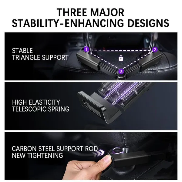 Rotatable Retractable Multifunctional Car Phone Holder