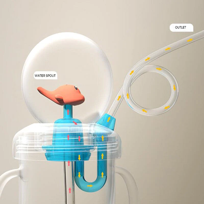 BABY DRINKING CUP WITH WHALE SQUIRT🐳