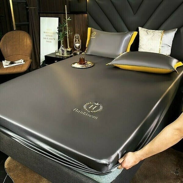 Ice Silk Bed Sheet 🎁Summer Promotion-Free Pillowcase & 49% OFF 🎁