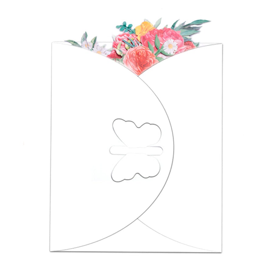 Colorful Floral Box Pop up Card for Mother's Day