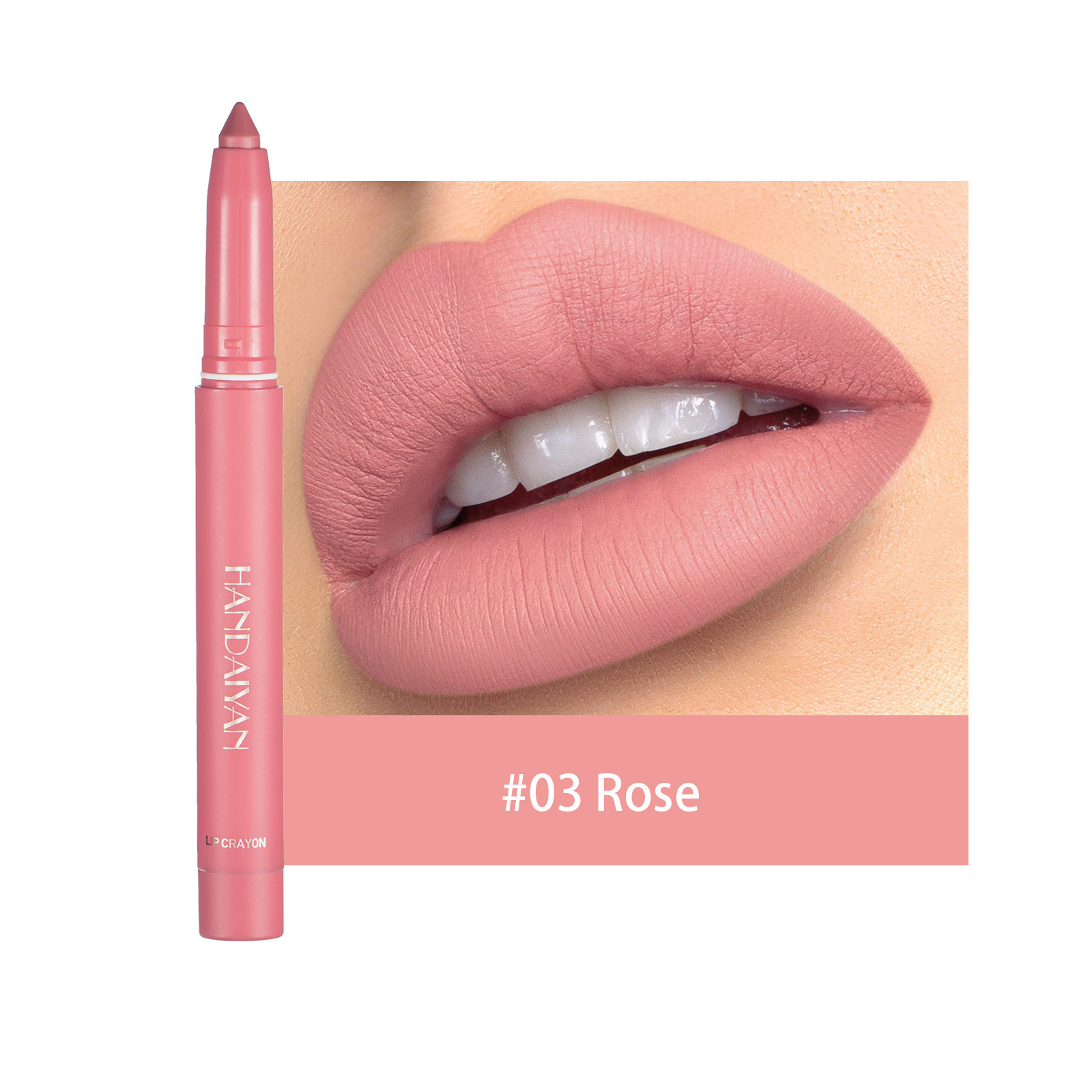 HANDAIYAN™12 Color Rotating Sharpenable Matte Lipstick Pencils
