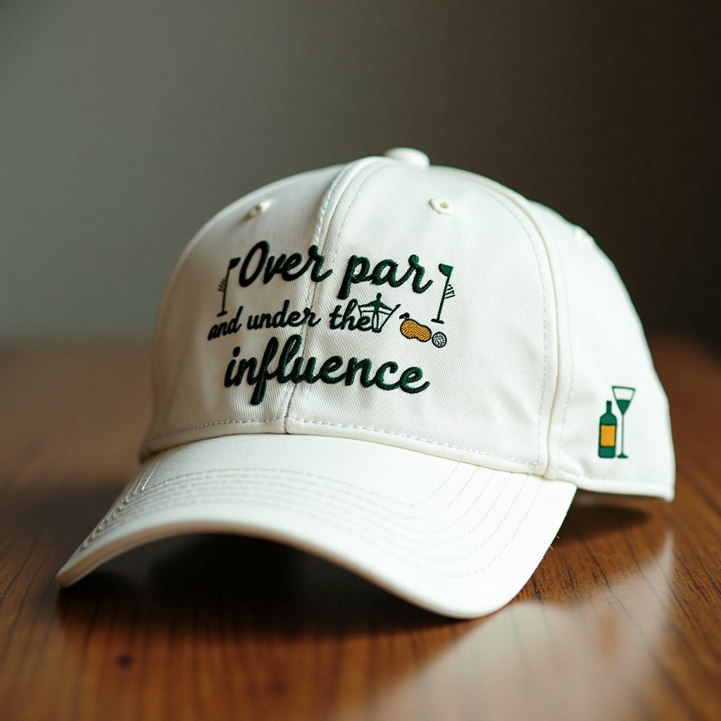 ⛳ Funny Golf Trucker Hat – Over Par and Under the Influence