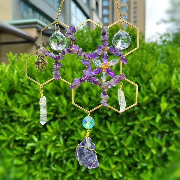 🥰Perfect Gift🎁- 2023 Honeycomb Crystal Decor