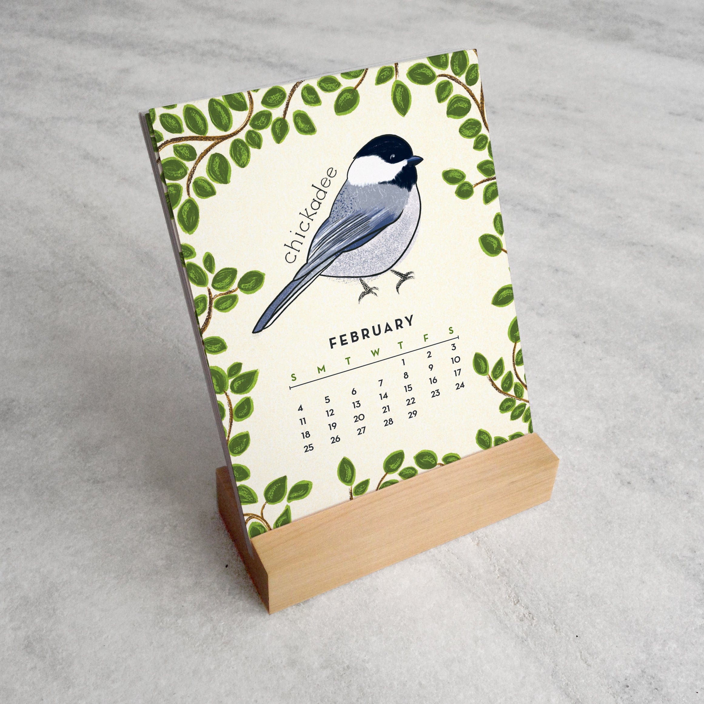 🐦FEATHERED FRIENDS 2024 DESK CALENDAR📅