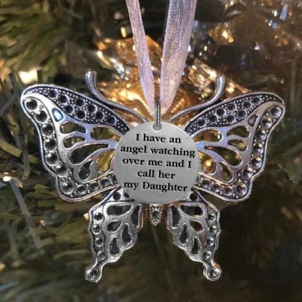🔥HOT SALE❤️Carving Butterfly Memorial Family Pendant❤️