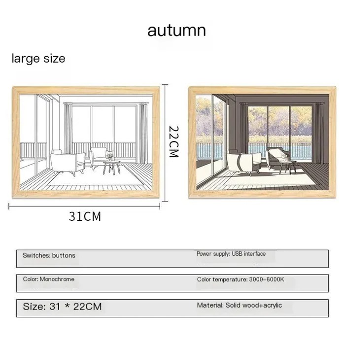 🔥2023 HOT SALE🥳-Lighting Painting Decoration✨