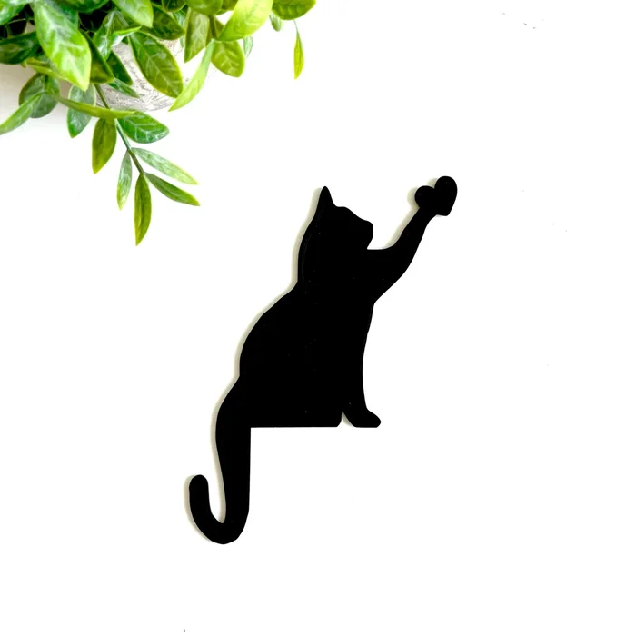 Halloween Black Cat Door Corner Sign Decoration