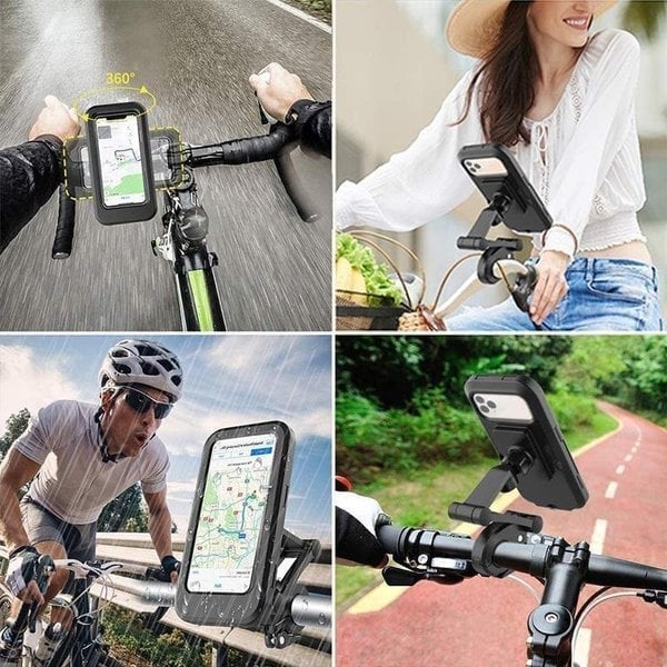 🔥Hot Sale - Waterproof Bicycle & Motorcycle Phone Holder