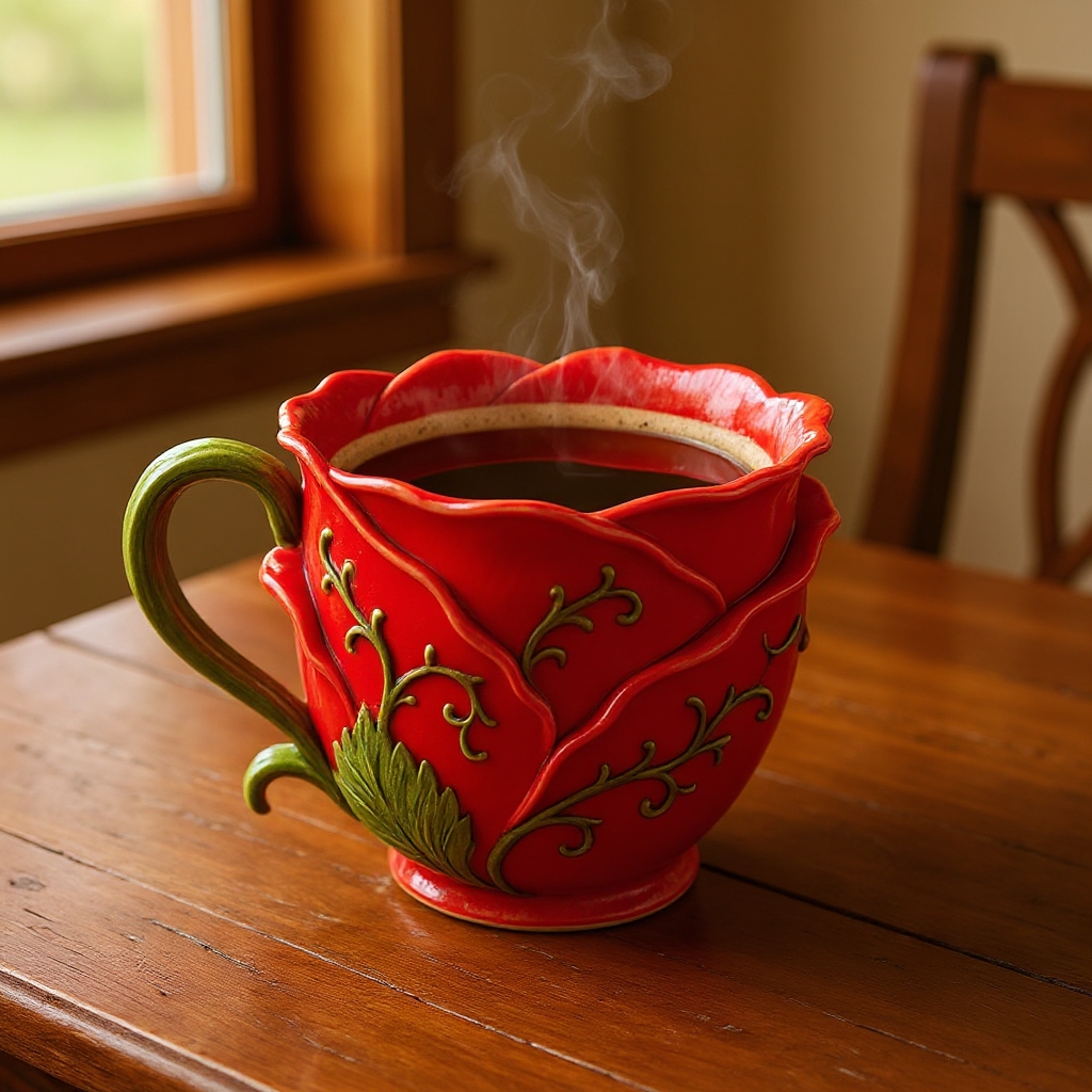 🌹 Elegant Rose Cup