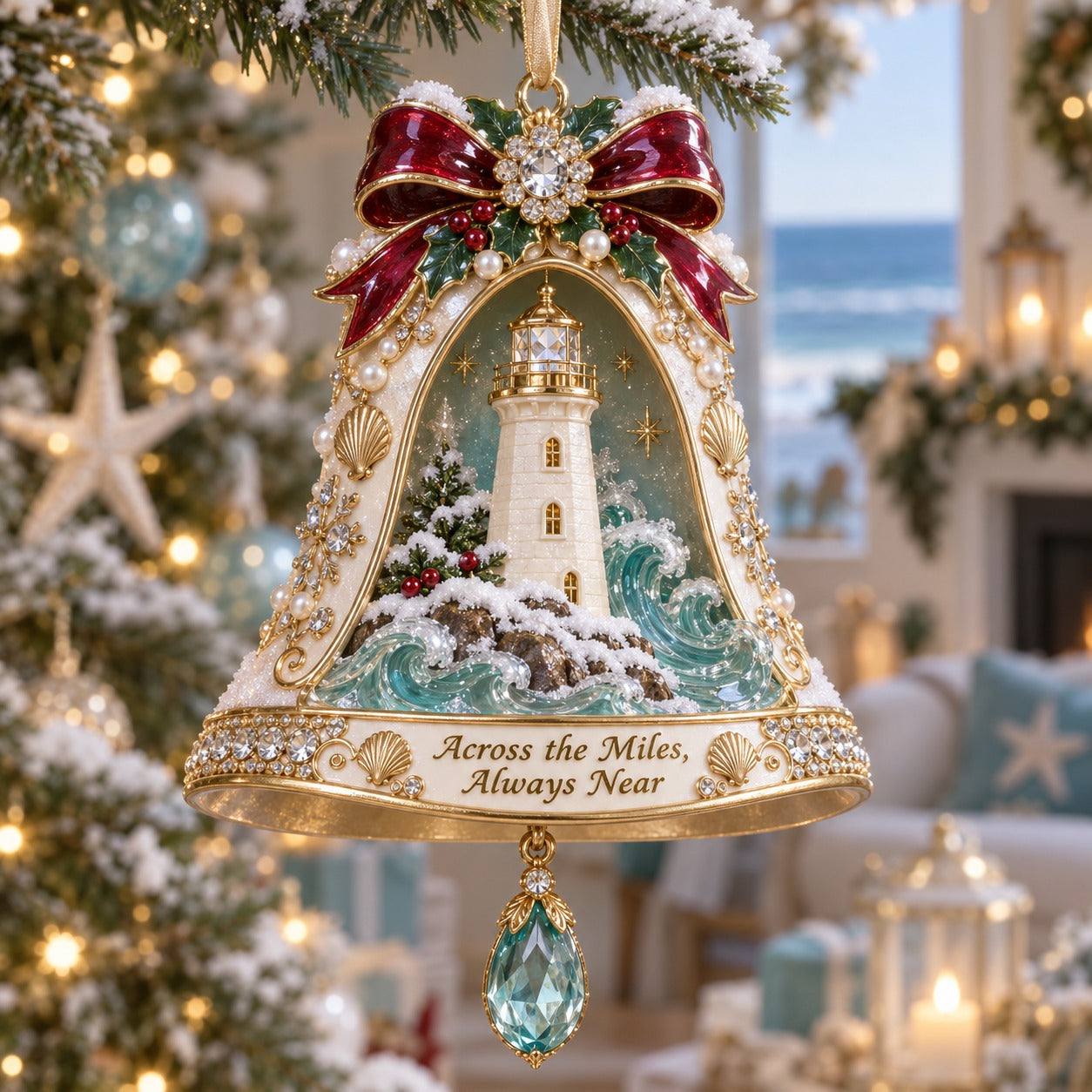 🌊 Coastal Christmas Ornament Collection – Seaside Holiday Keepsake