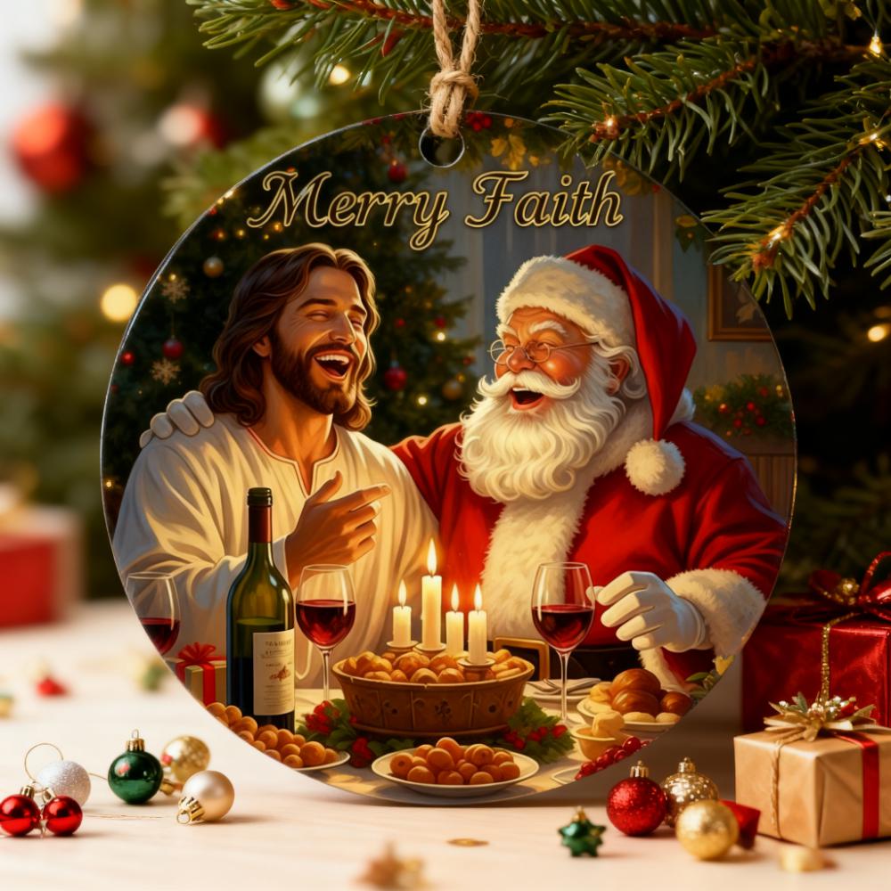 Christmas Faith & Festivity Ornament