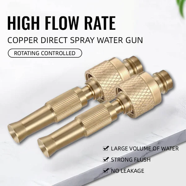 High Pressure Brass Water Hose Nozzle