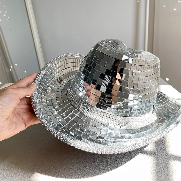 🔥HOT SALE🤩-Disco Ball Cowboy Hat🤠