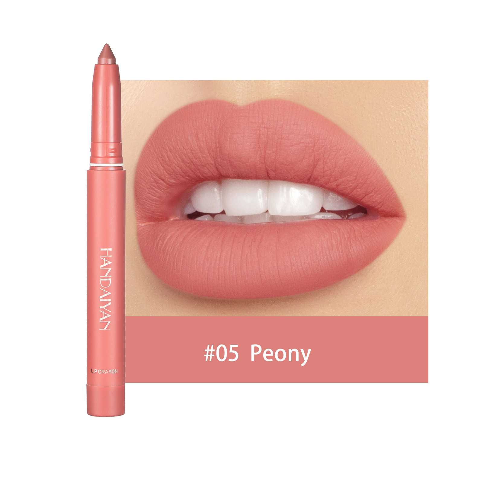 HANDAIYAN™12 Color Rotating Sharpenable Matte Lipstick Pencils