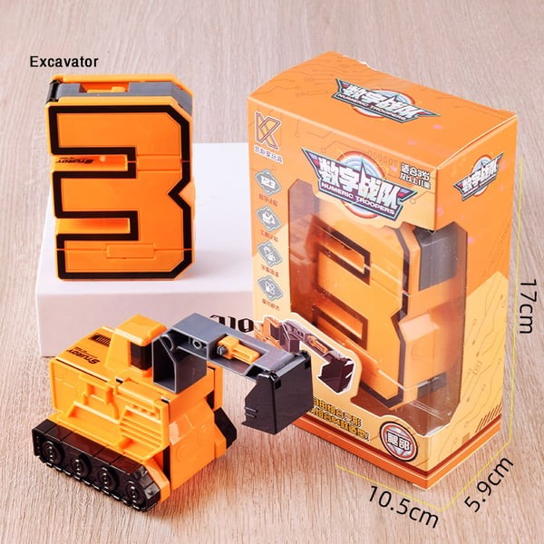 🎁Number Transforming Toy Car Robot🎁🔥BUY $40 🛩️Free Shipping