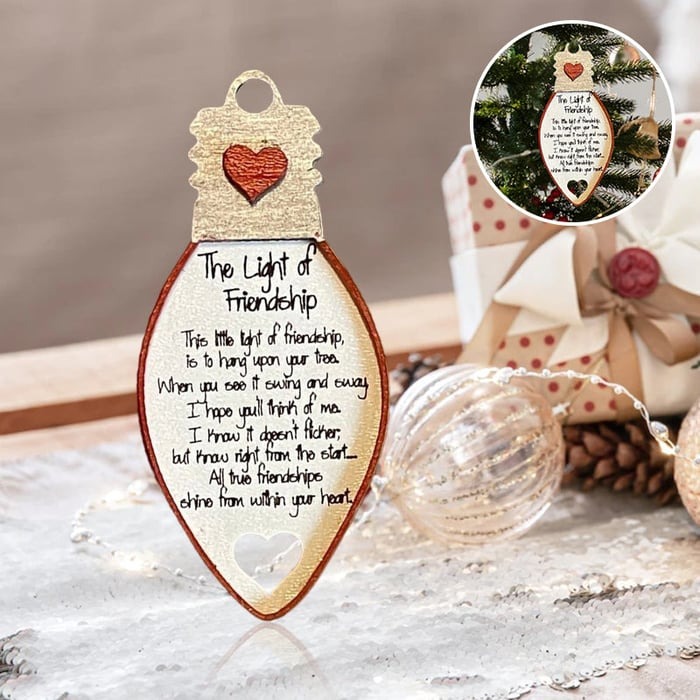 🎅CHRISTMAS FRIENDSHIP ORNAMENT GIFT🎁