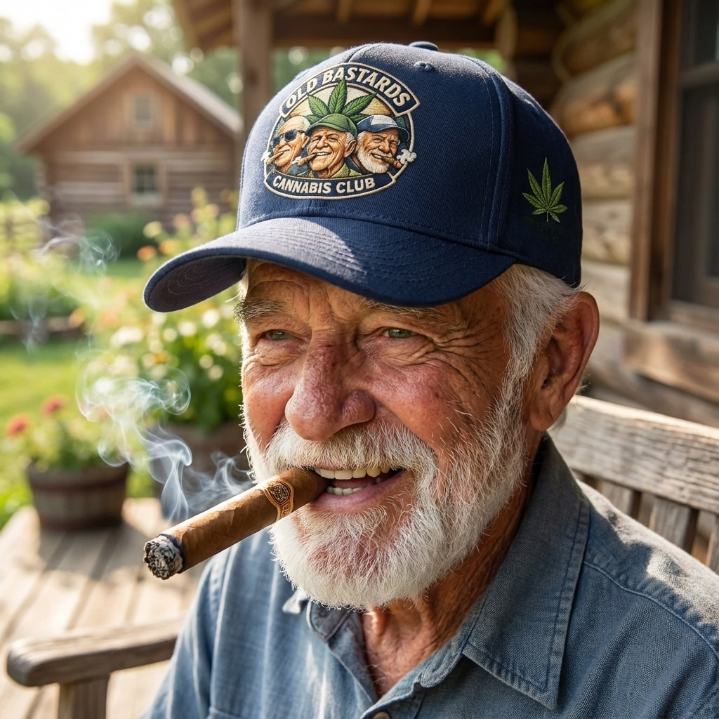 🏆Flash Sale 60% OFF - 🌿Old Bastards Cannabis Club Cap 😎