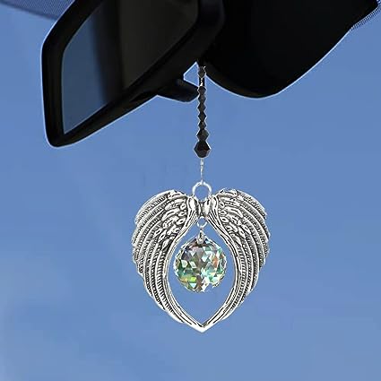 💎Angel Wings Crystal Pendant Suncatcher