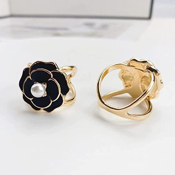 🔥Hot Sale💟 - Camellia Scarf Buckle🌺