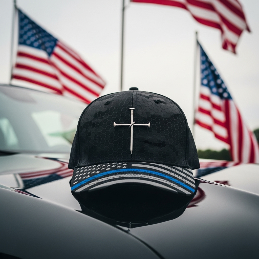 Embroidery Jesus Cross Hat