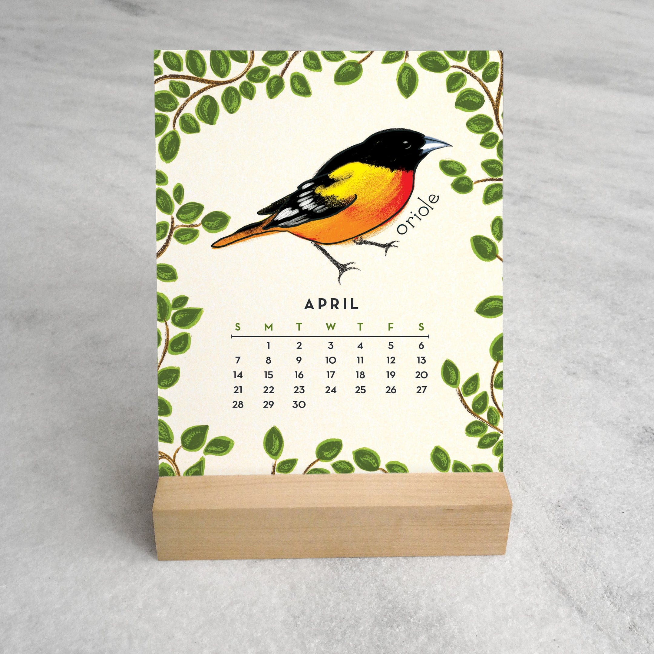 🐦FEATHERED FRIENDS 2024 DESK CALENDAR📅