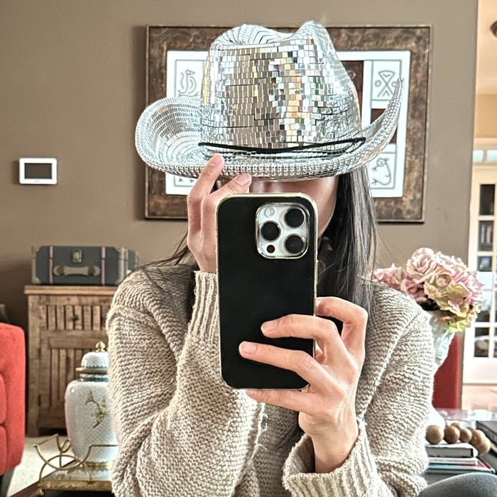 🔥HOT SALE🤩-Disco Ball Cowboy Hat🤠