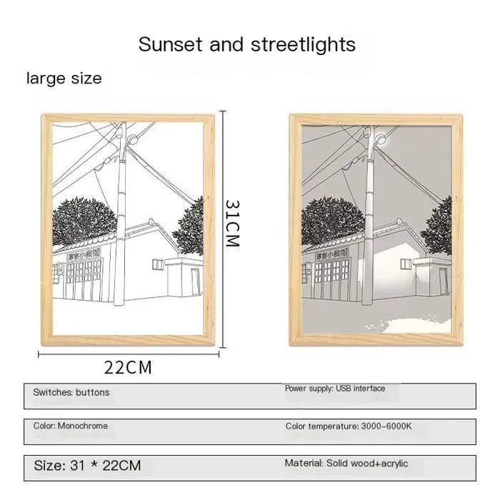 🔥2023 HOT SALE🥳-Lighting Painting Decoration✨