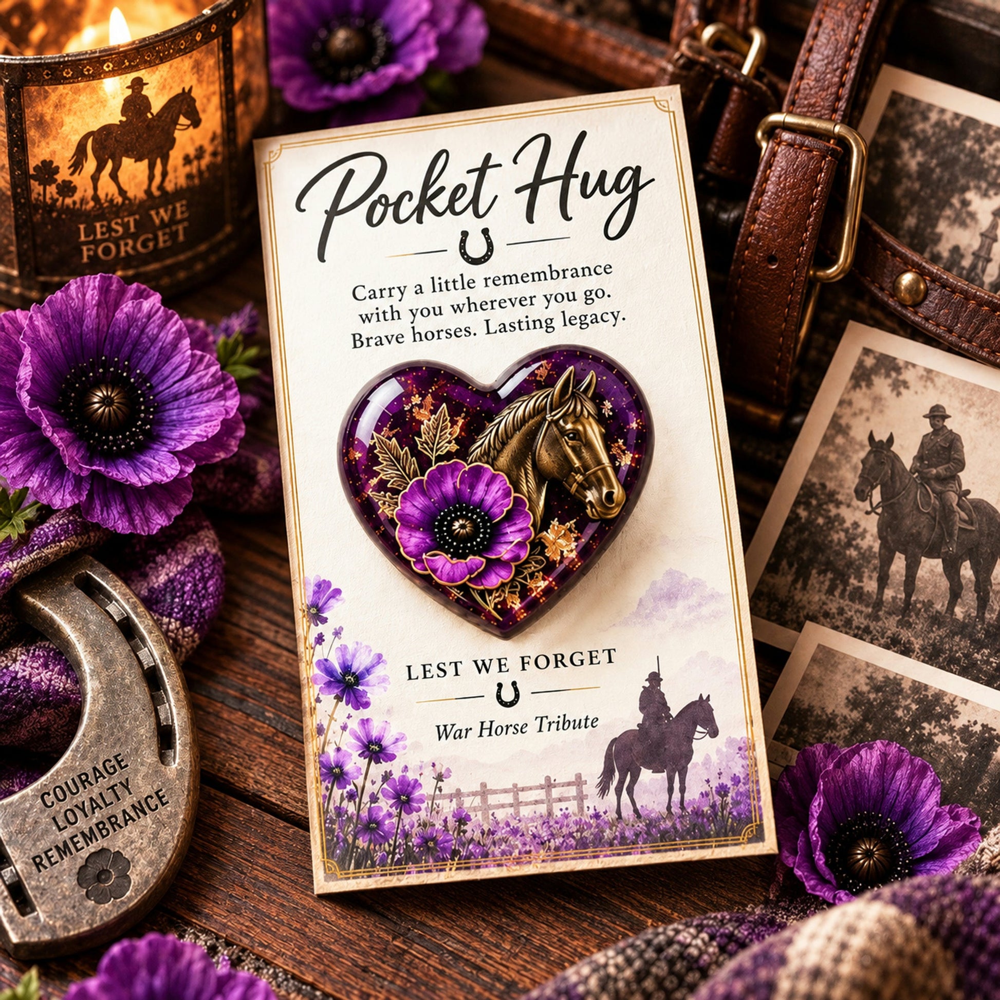 🌸 Pocket Hug™ Remembrance – A Little Keepsake of Love, Honor & Memories ❤️