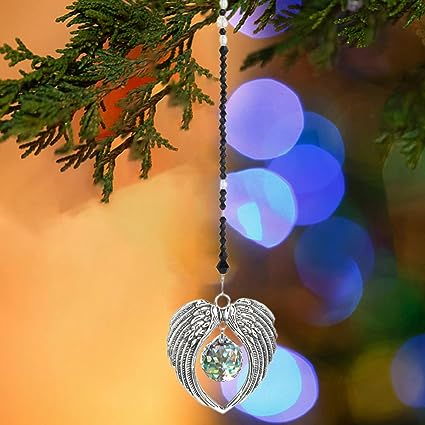 💎Angel Wings Crystal Pendant Suncatcher
